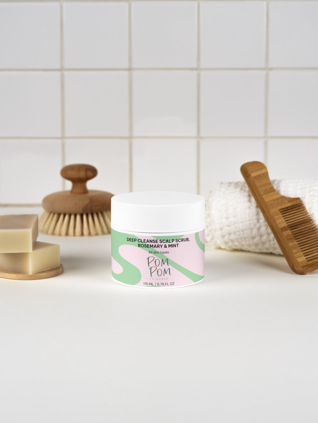 Deep Cleanse Scalp Scrub, Rosemary & Mint