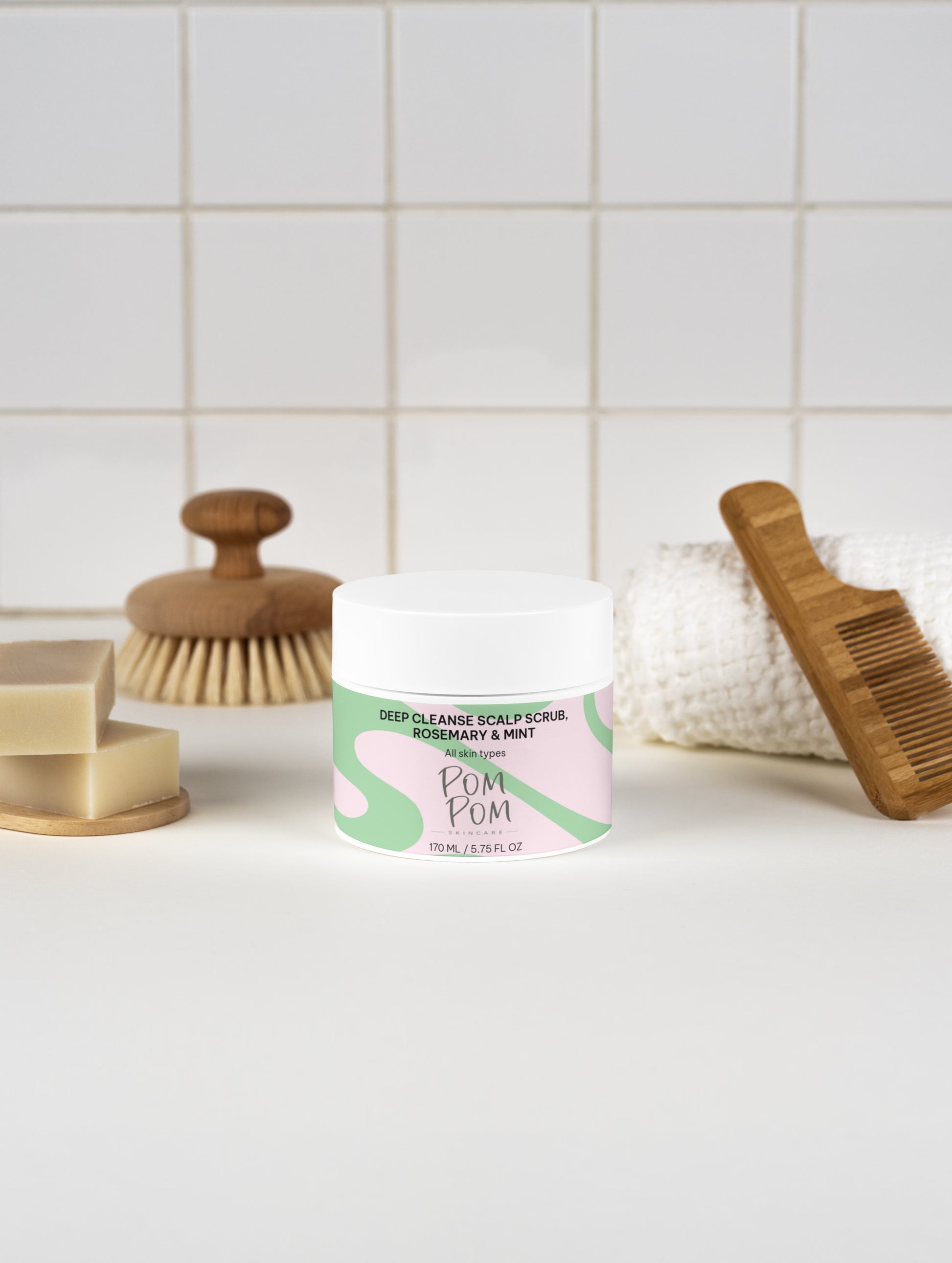 Deep Cleanse Scalp Scrub, Rosemary & Mint