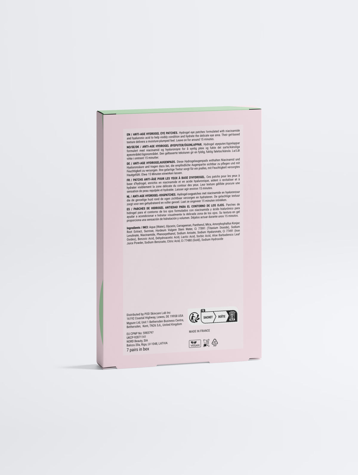 Anti-Age Hydrogel Eye Patches